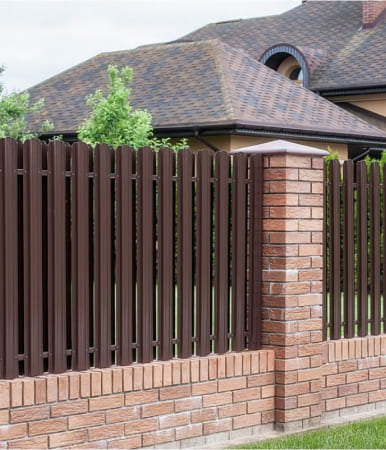 заборы из профлиста в Новосибирске недорого